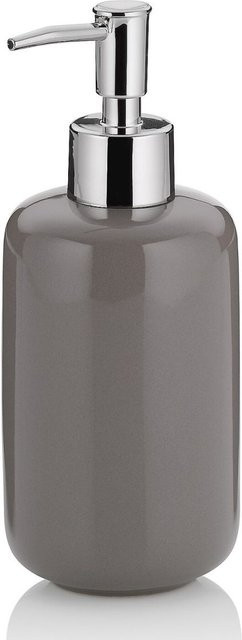 Kela Seifenspender Isabella aus Keramik in Braun mit 400 ml Fassungsvermögen, Höhe: 18 cm - Bild 1