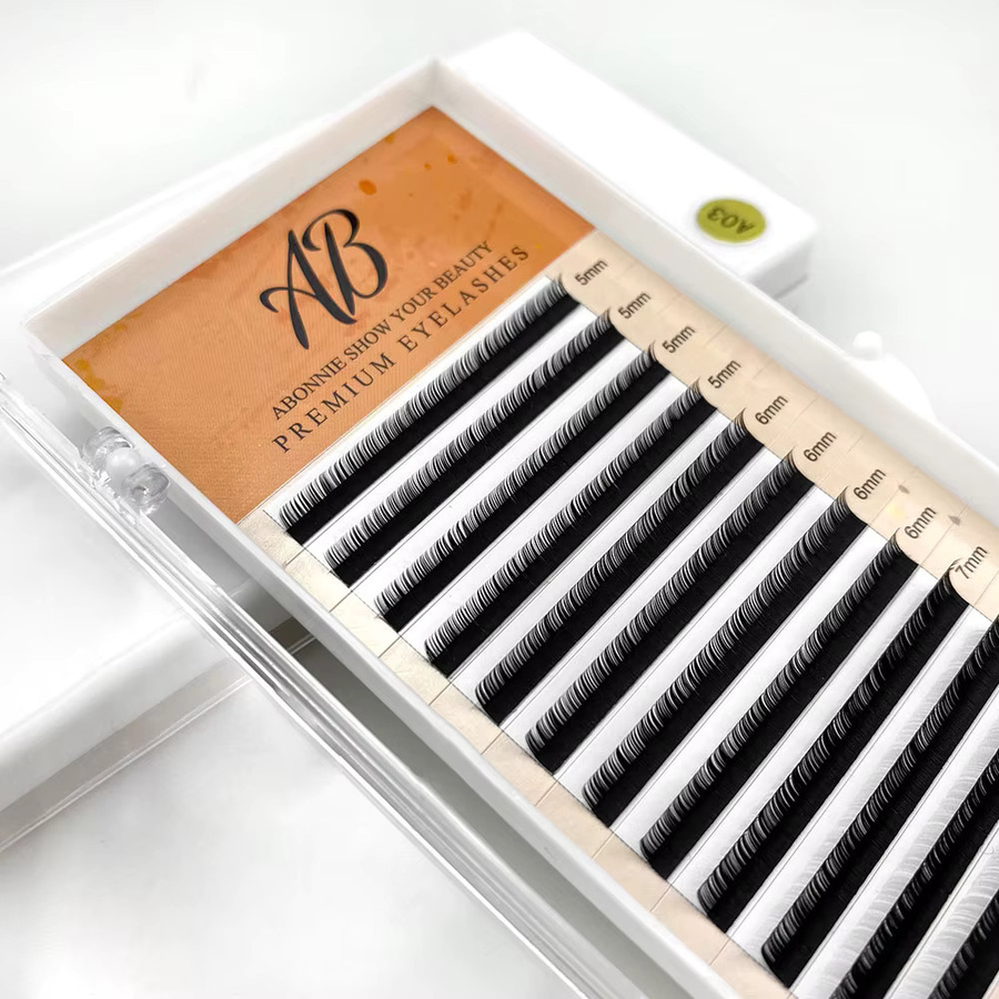 Abonnie Einzelwimpern Klassische Wimpernverlängerung, Black, Unisex - Bild 6