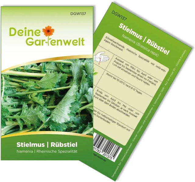 Deine Gartenwelt Stielmus Namenia Gemüsesamen 1000 g - Bild 1