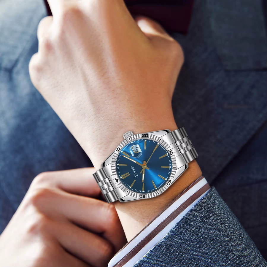 Deesio Armbanduhr Automatik, Edelstahl, Saphirglas, Herren - Bild 5