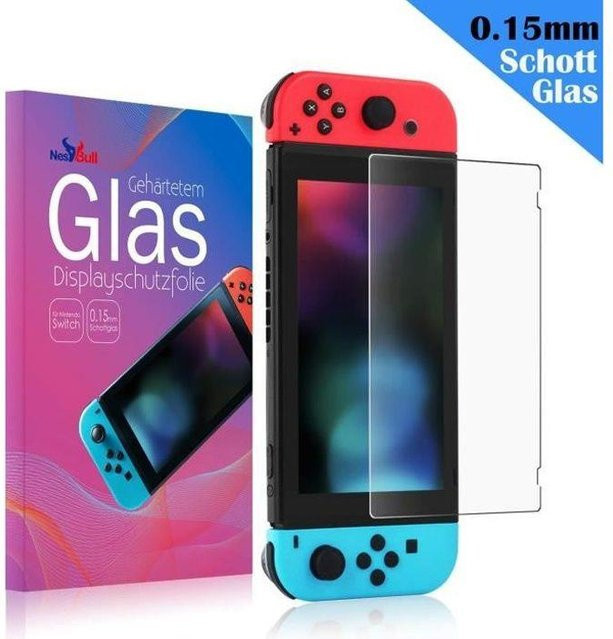 Keten Premium Displayschutz aus gehärtetem Schott-Glas für Nintendo Switch, transparent - Bild 1
