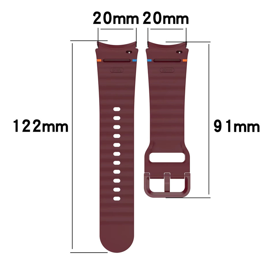 Samsung Uhrenarmband Silikon, Unisex - Bild 4