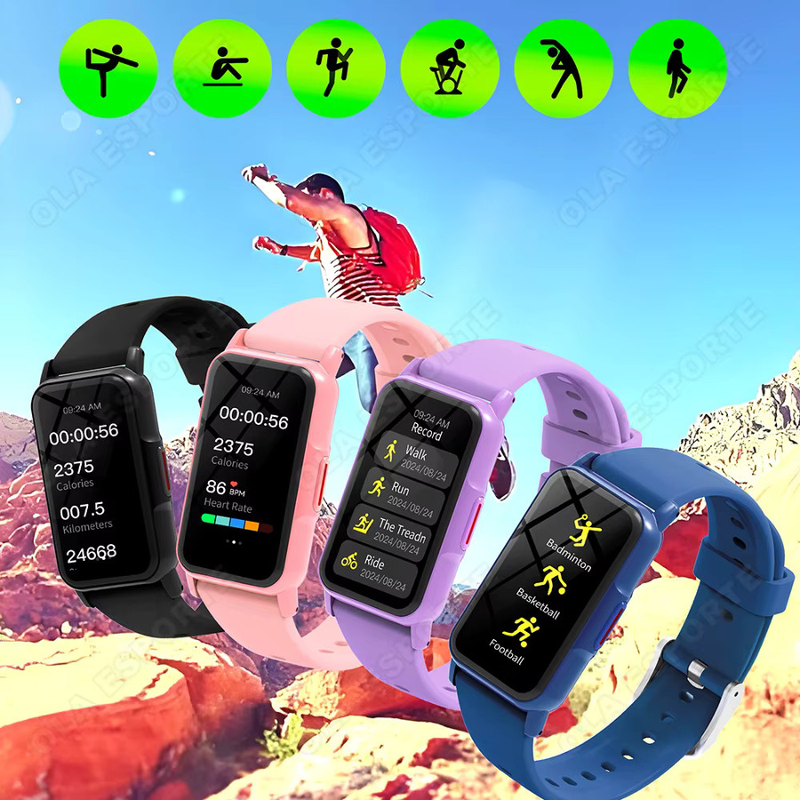Ola Esporte Smartwatch HW12 Fitness-Tracker mit Schlafüberwachung und Anruferinnerung in Pink für Damen und Herren - Bild 5