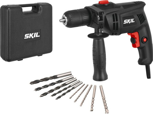 SKIL 1020 AD Schlagbohrmaschine 550 W in Schwarz für Mauerwerk