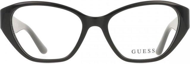 Guess GU50119 Korrektionsbrille, Unisex, Vollrand, Cat Eye, Acetat, schwarz - Bild 1