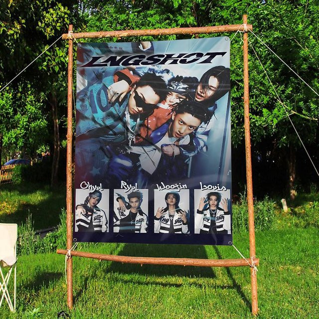 Potdemiel Camping-Flagge LNGSHOT Debüt-EP SHOT CALLERS Banner-Druck in Multicolor - Bild 1