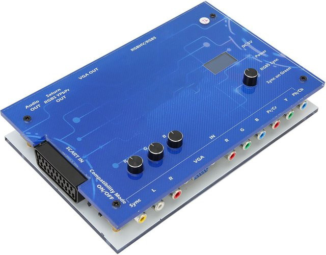 GBS Control GBSC Videokonverter GBS8200 Multimedia Interface für Retro-Systeme in Blau - Bild 1