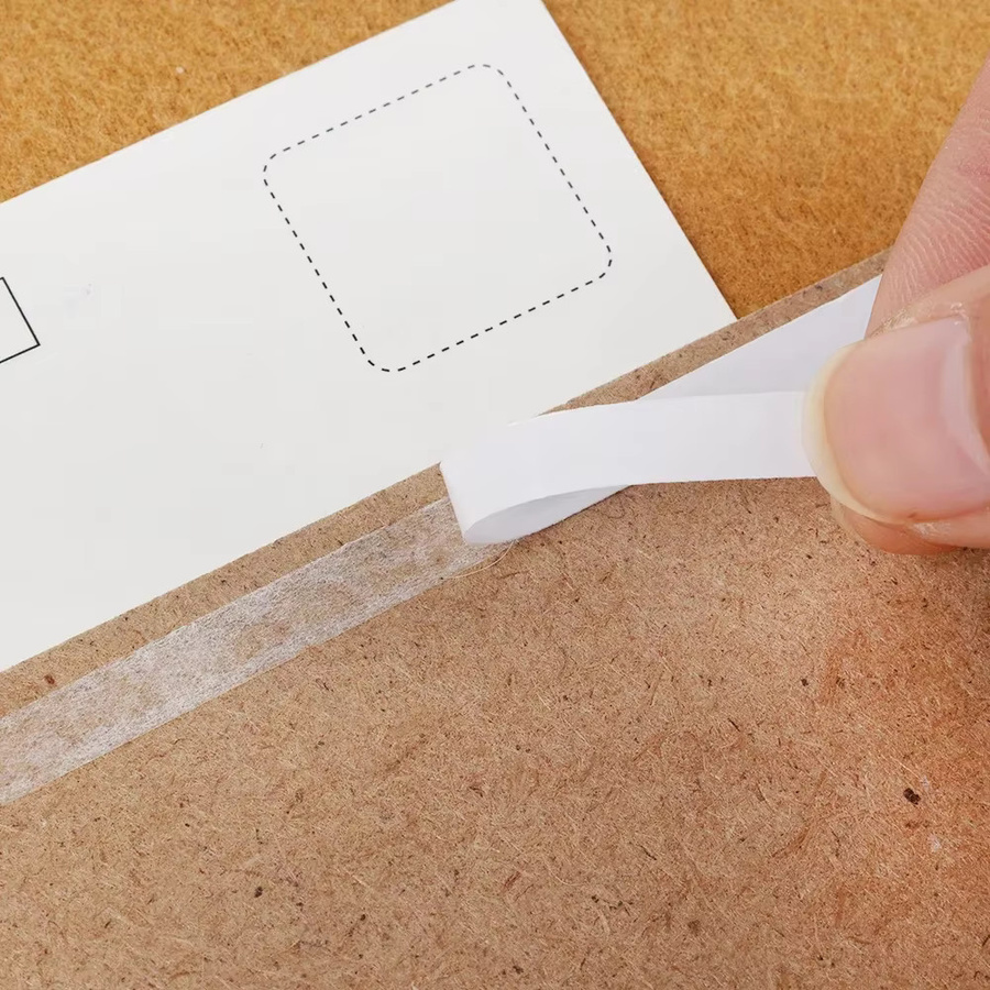Ultradünnes doppelseitiges Klebeband in Weiß für DIY-Papierhandwerk und Geschenkpapier, B/H/T: 12,0 x 10,0 x 6,0 cm - Bild 3