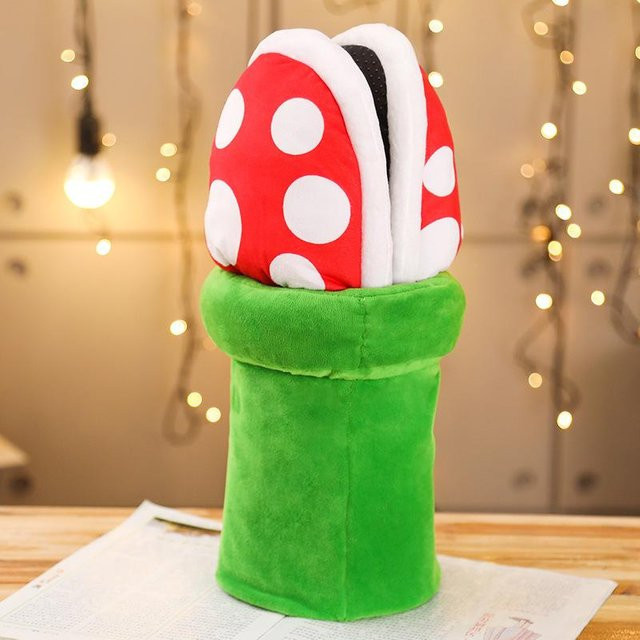 Mochen Toys Super Mario Kannibale Blumenpuppe, Plüschtier, Grün - Bild 1