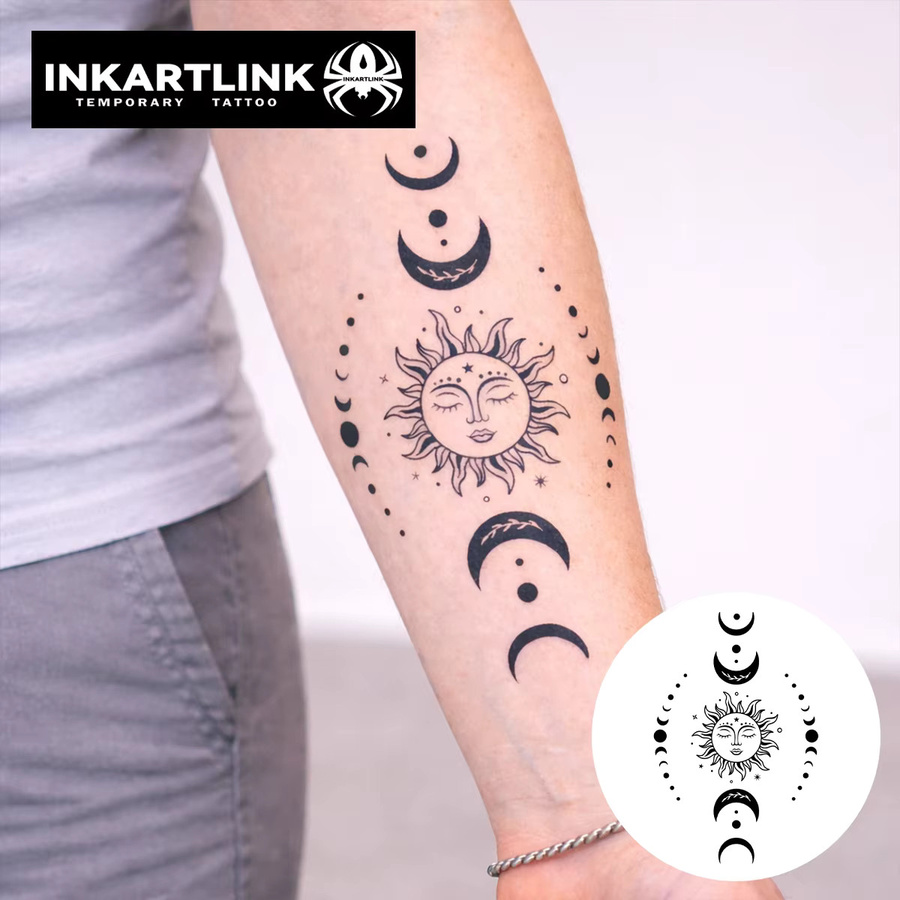 INKARTLINK Bohemian Juice Tattoo Patch, Unisex, wasserfest - Bild 2
