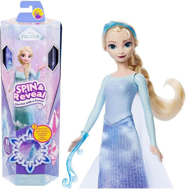 Mattel Disney Frozen Spin & Reveal Elsa Puppe mit 10 Überraschungen - Bild 1