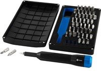 iFixit Mahi Kit Präzisions-Bit-Set mit 48 Bits und 1/4'' Driver in Schwarz und Blau aus Aluminium - Bild 1