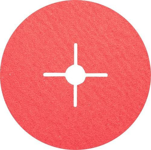 PFERD Keramikkorn Fiberscheibe CO-COOL 24 für Edelstahl, Durchmesser: 180 mm, 25 Stück, Farbe: Rot - Bild 1