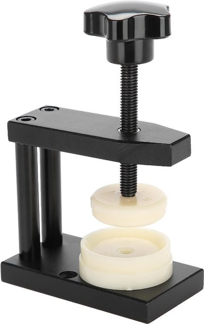 Einpress-Reparaturset Uhrenglas Abdeckung, Schwarz, Edelstahl - Bild 1