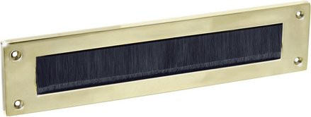 Intersteel Zugluftstopper aus Messing in Gold, B: 32,5 cm, H: 7,5 cm