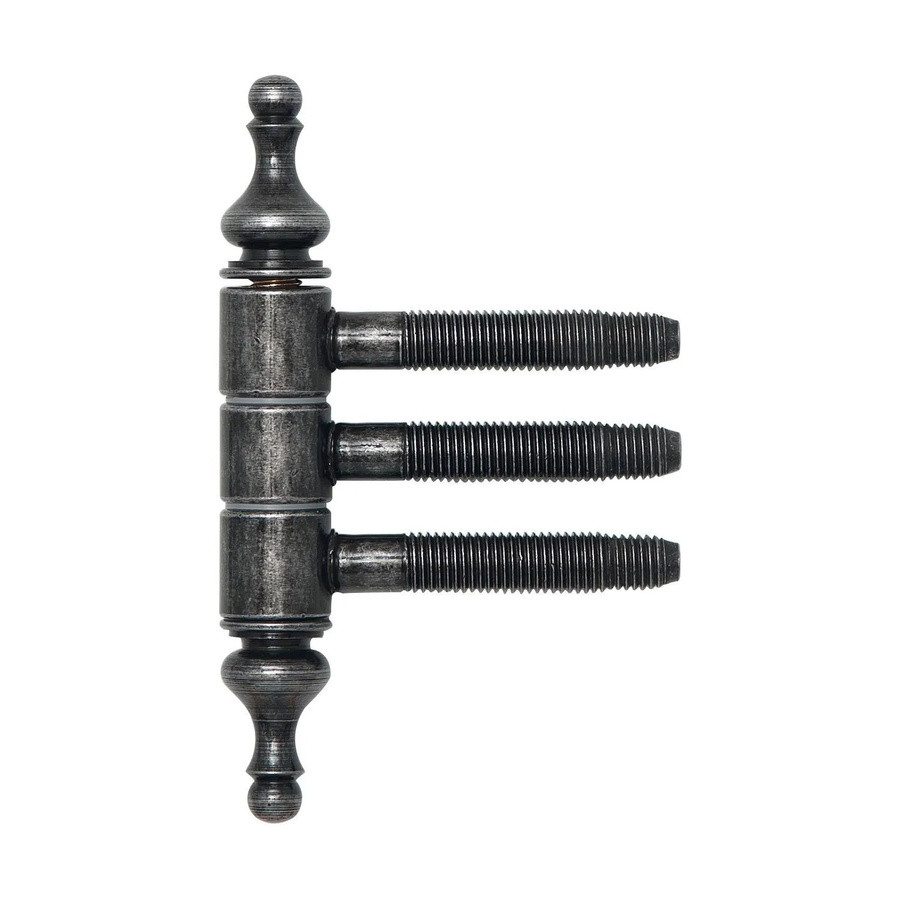 SFS Einbohrzierband Türband mit 3-Stufengewindebolzen in Schwarz Antik Matt, Durchmesser: 16 mm - Bild 2