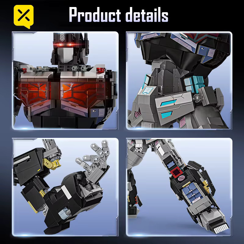 KAVOWORLD Nemesis Knight Dark Optimus Prime, Roboter, 1886 Teile - Bild 3