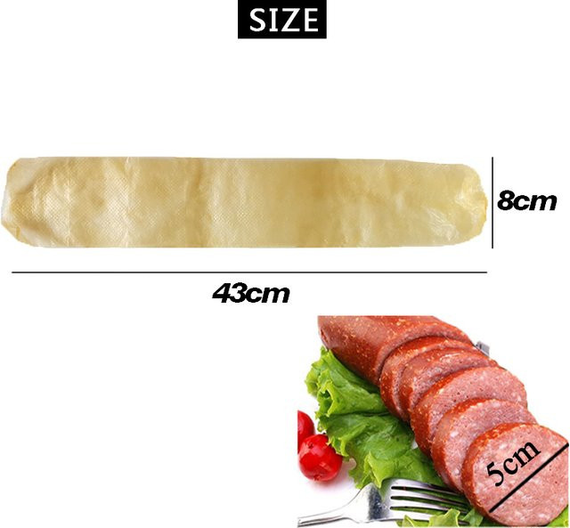 SAFEBET Naturdärme für die Wurstherstellung und Salami, 8 cm x 43 cm - Bild 1