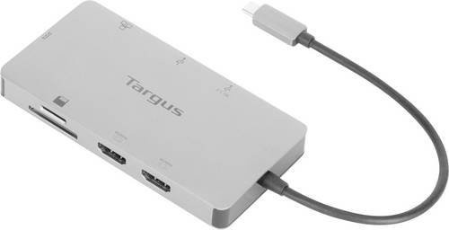 Targus USB-C Dockingstation DOCK423EU in Silber mit Dual HDMI und Ethernet/LAN für 4K UHD - Bild 1