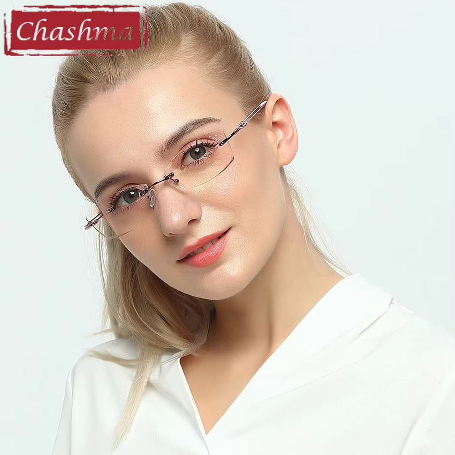 Chashma Korrektionsbrille randlos, Titan, Damen - Bild 2