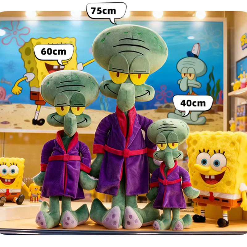 Potdemiel Thaddäus Quincy Tentakel SpongeBob Schwammkopf Plüschtier, 40-75 cm - Bild 2
