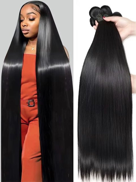 Dula A Hair Echthaar-Bündel, Brasilianisches Remy-Haar, 30-32 Zoll, Damen - Bild 1