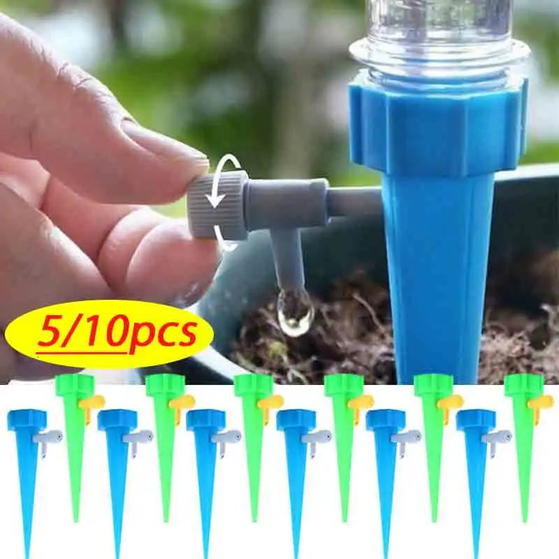 Automatisches Tropfbewässerungssystem Green 4er-Set für Blumenpflanzen, Gewächshaus und Garten - Bild 3