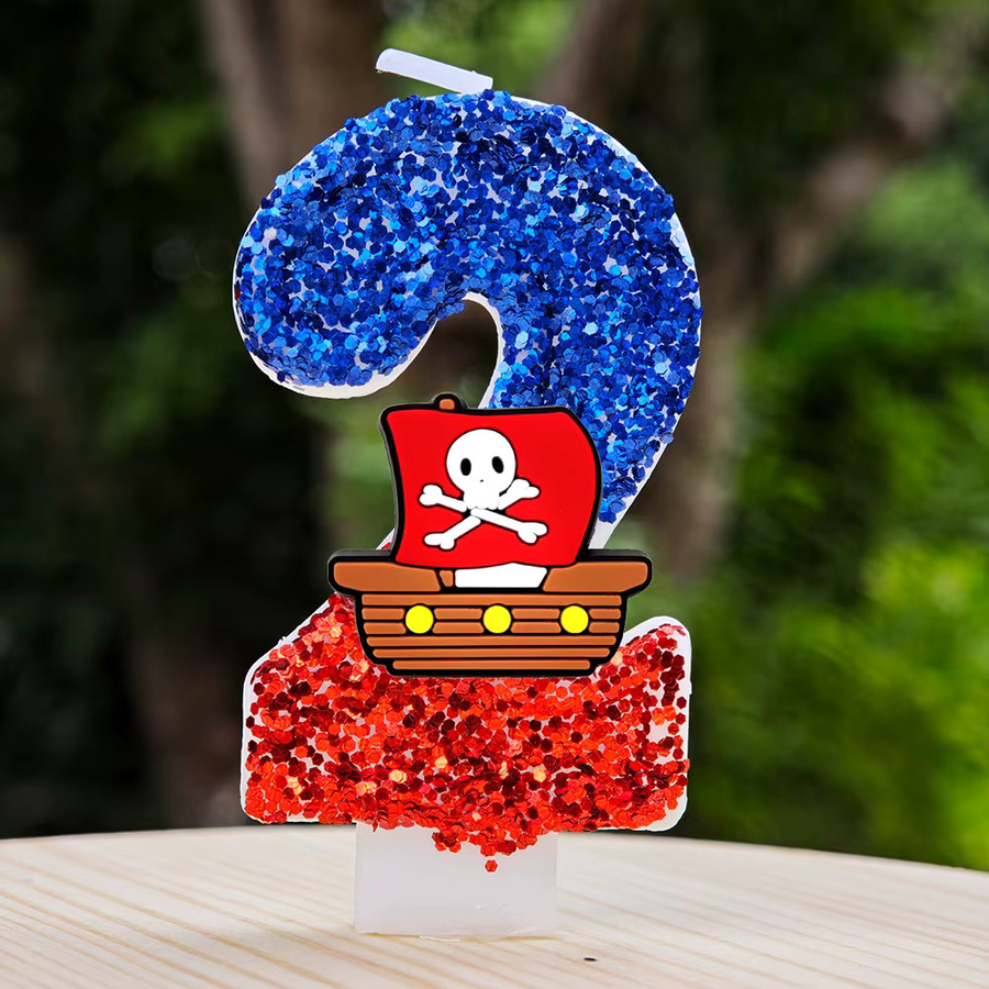 Bandai One Piece Kerzen, Geburtstagstorten-Deko, Partyzubehör - Bild 2
