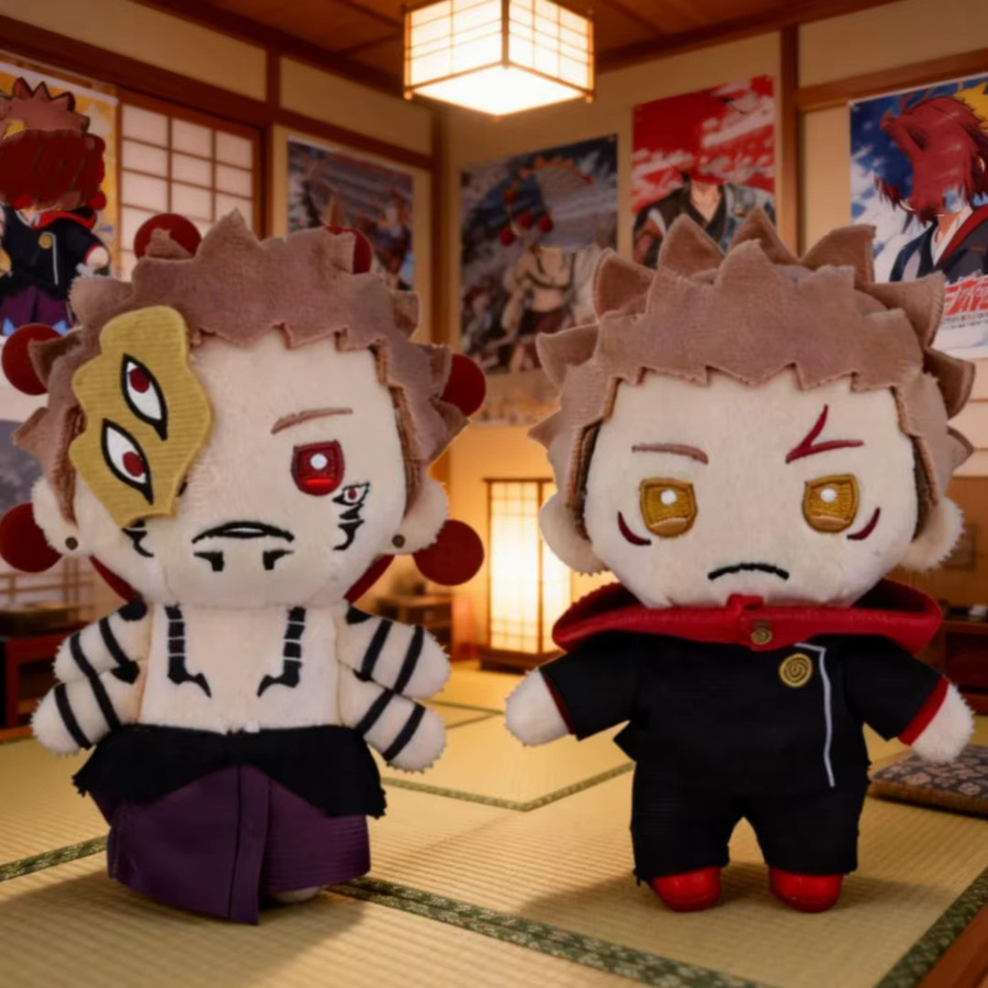 BOOKFONG Jujutsu Kaisen Ryōmen Sukuna Toge Omori, Plüschpuppe, 12cm - Bild 2