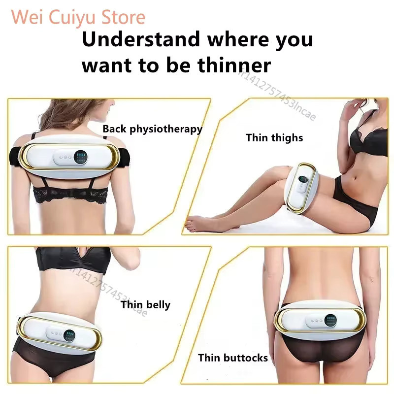 NUOYING Elektrischer Bauchmassagegürtel, Weiß, Damen - Bild 6