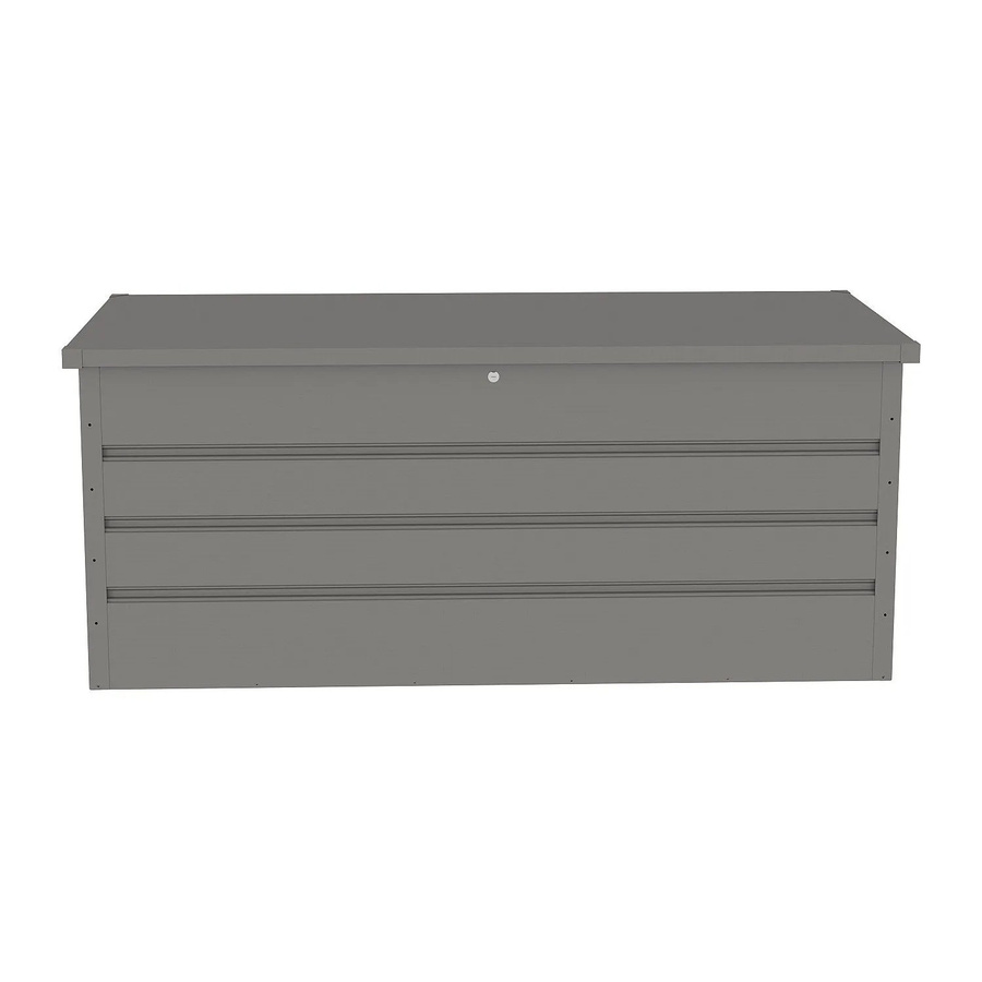 Gartenbox Tomaso von Vente-unique in Grau Matt aus Stahl, Höhe: 174 cm - Bild 2