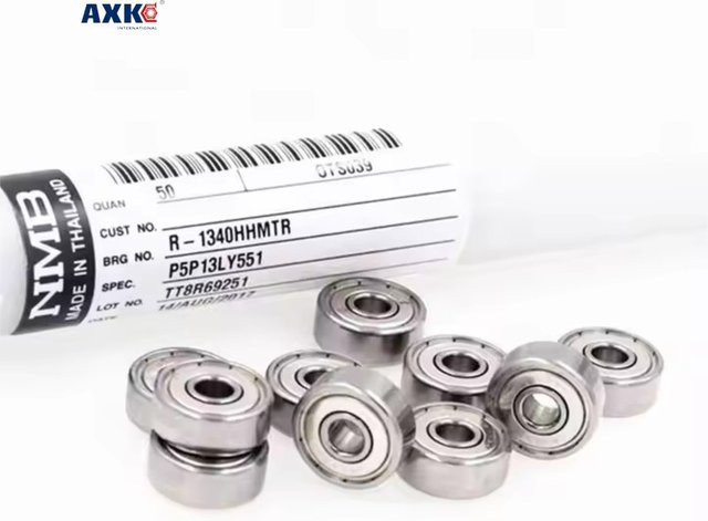 NMB Rillenkugellager L-1050ZZ MR105ZZ Hochgeschwindigkeitslager in Silber, B/H/T: 10 x 5 x 4 mm - Bild 1