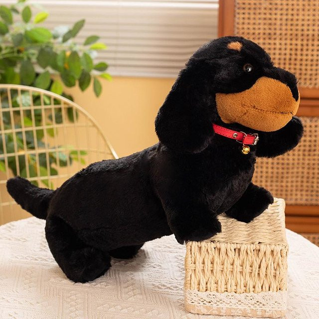 Niedliche Dackel-Hundepuppe, Plüschtier, Stoffpuppe, 30cm - Bild 1