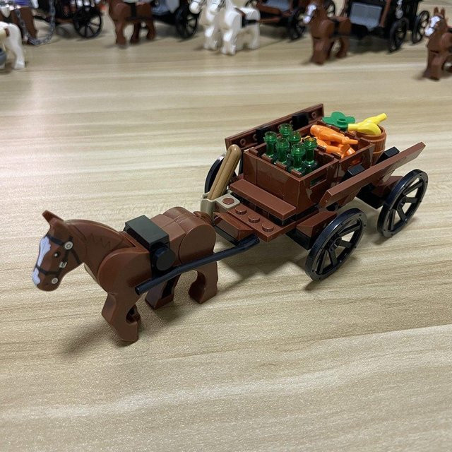 DBPALY Mittelalter Ritter Streitwagen Bausteine Modell - Bild 1