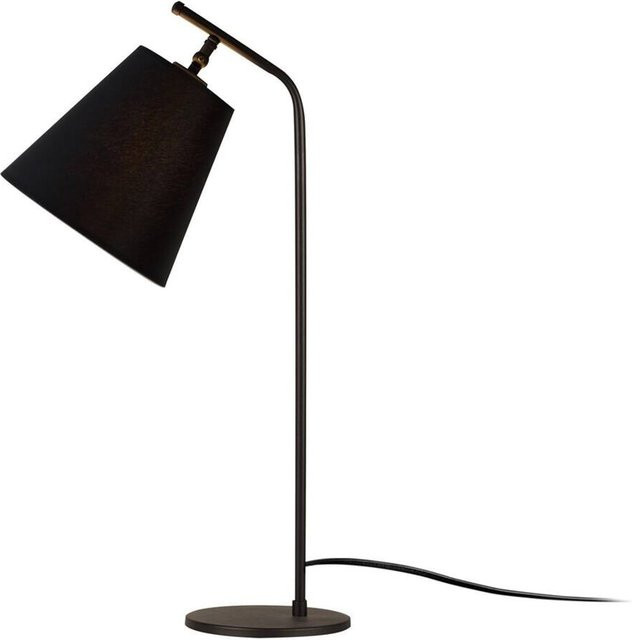 Opviq Tischleuchte aus Metall in Schwarz mit E27 Fassung, B/H/T: 28 x 67 x 16 cm - Bild 1