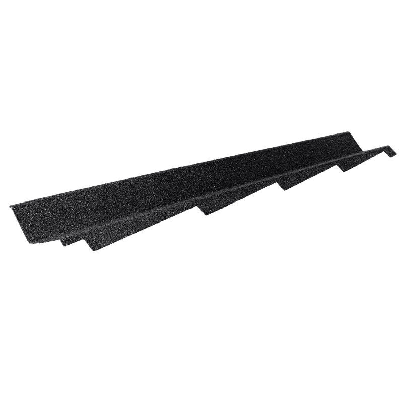 Wandanschluss Felsgranulat von Blachotrapez GmbH in Schwarz, Länge: 1250 mm - Bild 1