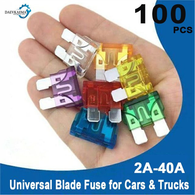 Standard-Flachsicherungseinsatz-Set für Kfz, Wohnmobil, LKW und Motorrad, 2 A bis 40 A, 10 bis 100 Stück - Bild 1