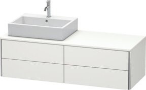 Duravit Waschtischunterschrank XSquare in Weiß, B/T/H: 140 x 40 x 54,8 cm - Bild 1