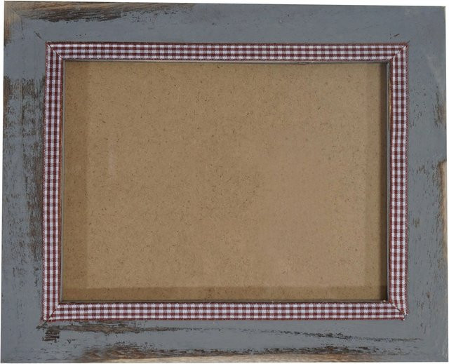 MCW Bilderrahmen aus Kiefernholz im Shabby-Look Landhausstil, Farbe: Grau, Breite: 21 cm, Höhe: 26 cm - Bild 1