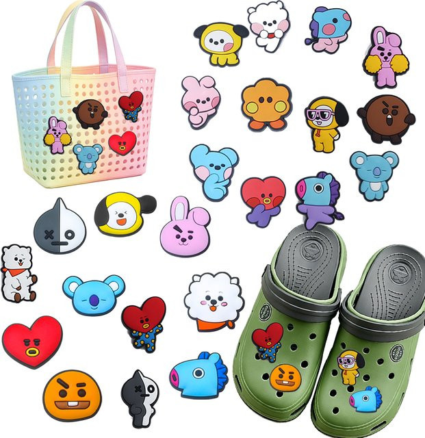 Schuh-Charms Cartoon-Tier-Serie, PVC, Kinder - Bild 1