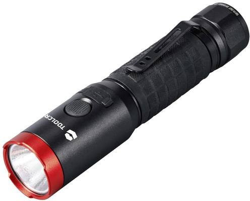 TOOLCRAFT LED Handlampe Schwarz mit Magnethalterung und Gürtelclip, 1000lm, Akkubetrieb - Bild 1