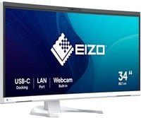 EIZO FlexScan EV3450XC-WT UltraWide LED-Monitor, 86,6 cm (34,1 Zoll), QHD 3440 x 1440 Pixel, IPS-Panel, Weiß - Bild 1