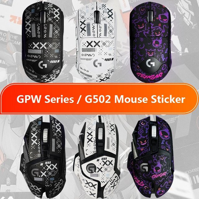 Rutschfestes Mausgriffband für Logitech GPW 1/2/3 Serie und G304/G502 in Schwarz - Bild 1