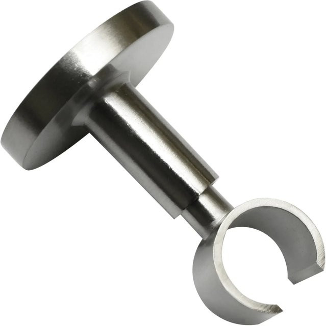 Gardinia Doppelträger 2-läufig Chicago Edelstahloptik Silber Ø 20 mm - Bild 1