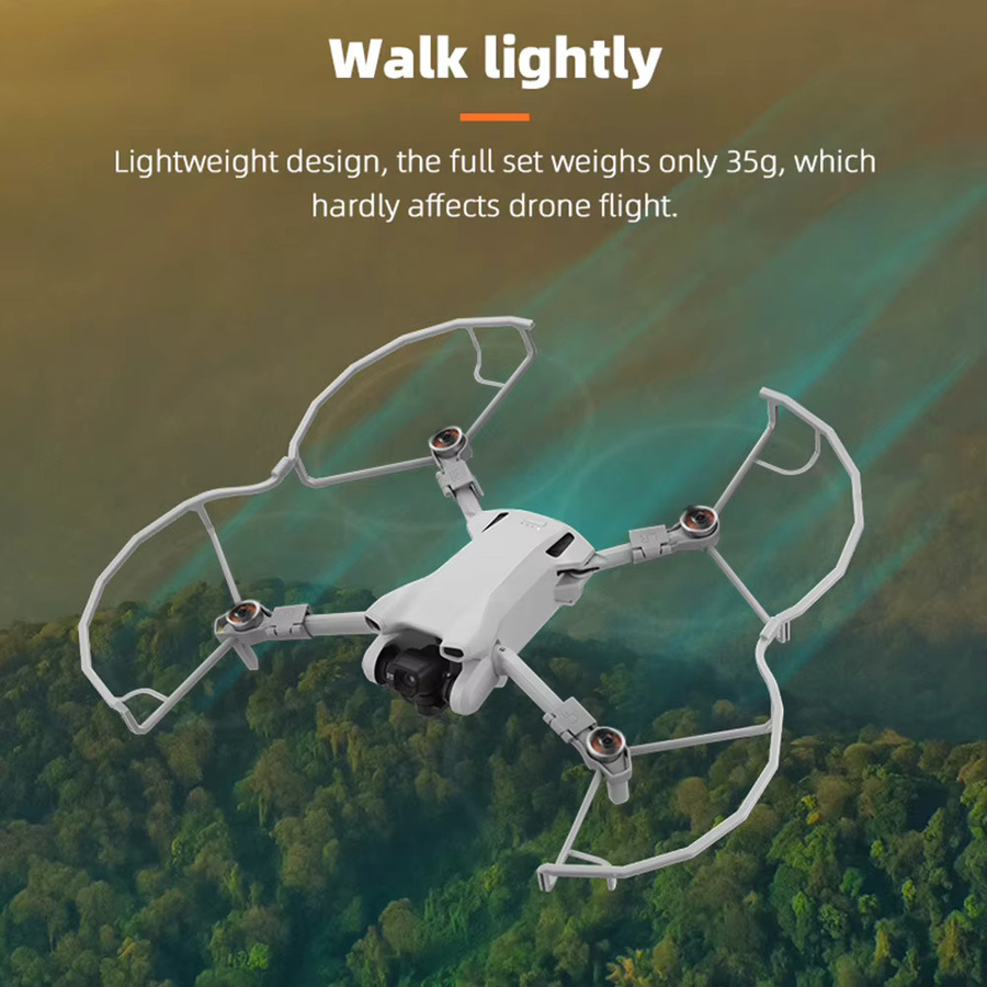 DJI Propellerschutz-Käfig für DJI Mini 3 und Mini 3 Pro Drohnen in Grau - Bild 2