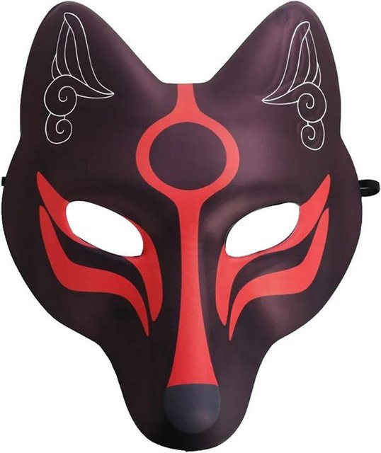 Fashnics Fuchsmaske DIY Tiermasken, bemalbar, Kunststoff - Bild 1