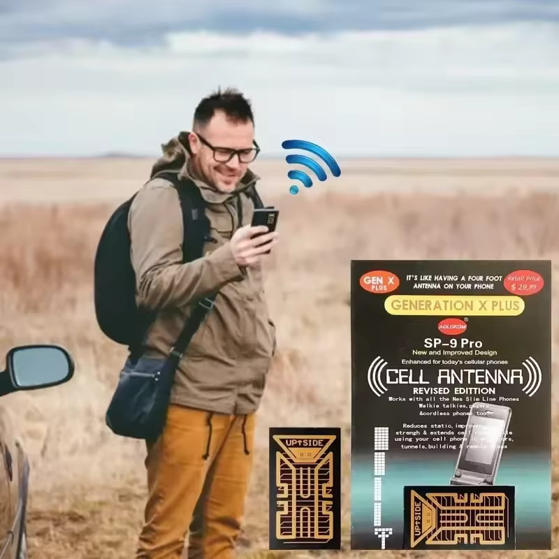 Sp18 Antennen Signalverstärker als tragbarer Aufkleber zur Handy-Signalverbesserung für iPhone, Samsung und Xiaomi universal einsetzbar - Bild 4