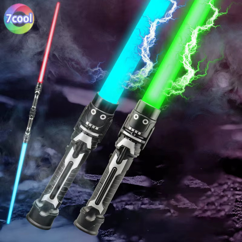 XDR Laserschwert, Fantasy, rot und blau, mit Licht und Sound - Bild 3