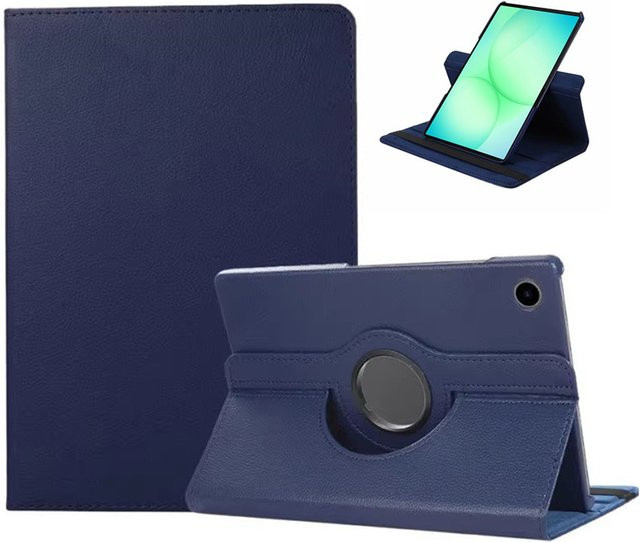 Samsung Galaxy Tab A11 Plus Schutzhülle mit 360 Grad rotierbarem Ständer in Blau für SM-X230 und SM-X233 (11 Zoll) - Bild 1