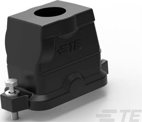 TE Connectivity Steckverbinder Box T1922100121-009 aus Aluminiumlegierung in Schwarz - Bild 1